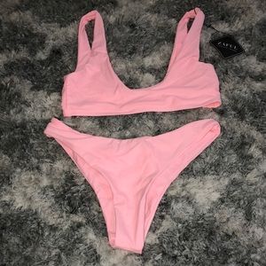 Pink bikini